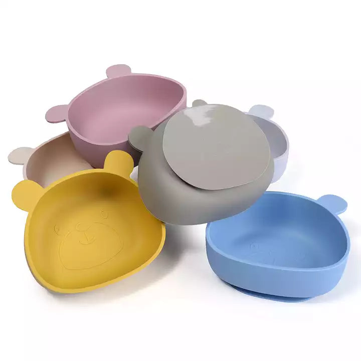 Silicone kommetje met zuignap | 6 kleuren