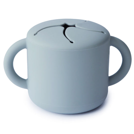 Mushie Snack Cup | Powder Blue