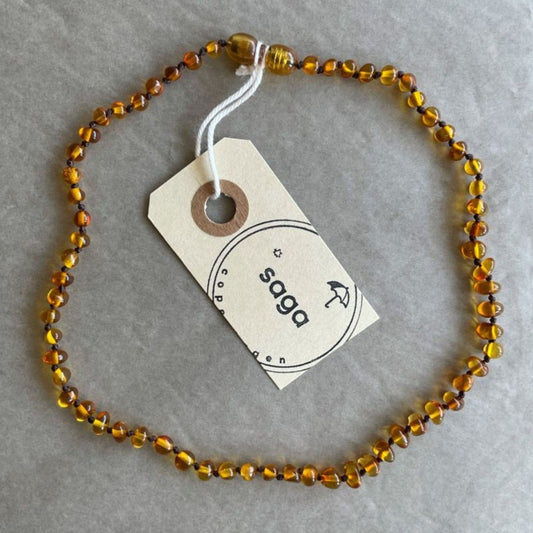 SAGA Ketting Amber | Honey