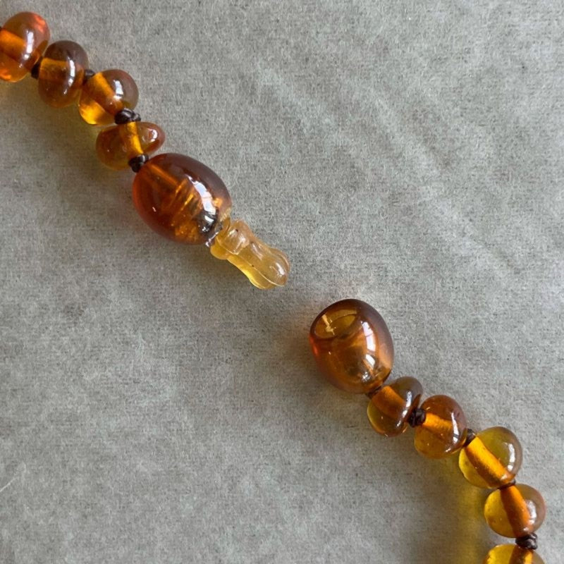 SAGA Ketting Amber | Honey